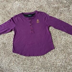 Women’s Ralph Lauren Sleep Shirt PJ Top sz XL Plum Purple
